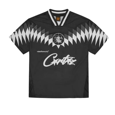 Corteiz Club RTW Football Jersey 'Black'