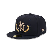 New York Yankees Gold Leaf 59FIFTY Fitted Hat