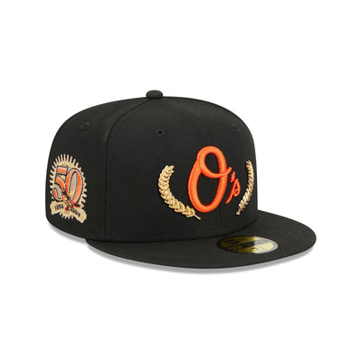 Baltimore Orioles Gold Leaf 59FIFTY Fitted Hat